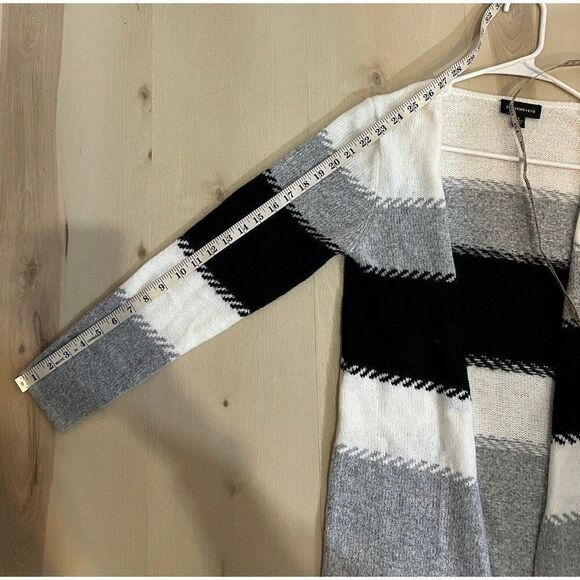 Fortune + Ivy Stitch Fix Colorblock Long Duster Cardigan Minimalist Fall Chic - Picture 10 of 10